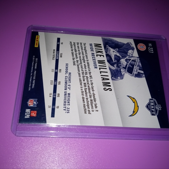 Mike Williams Base rookie in college uni - Picture 3 of 5